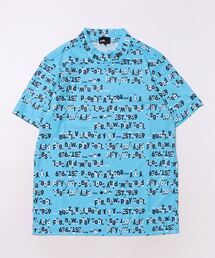 PING APPAREL ピン 総柄クールコア 半袖UVハイネックカットソー M PING APPAREL ピン 総柄クールコア 半袖UVハイネックカットソー M