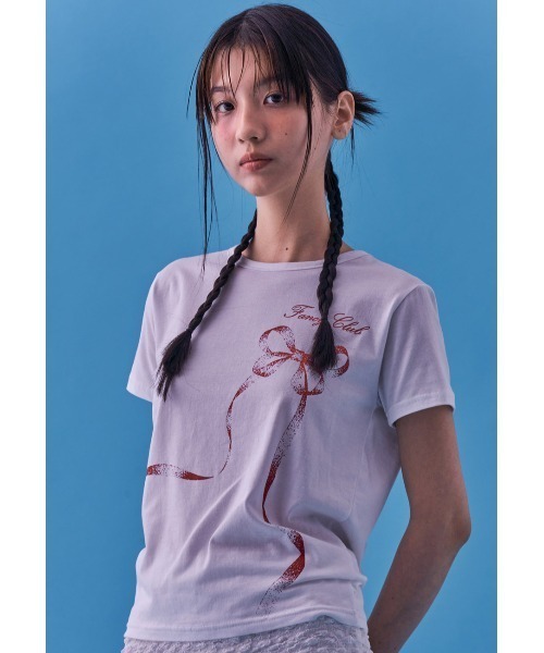新品 アミリージュ 蝶のグラフィック バタフライプリントZIPT