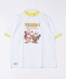 【VISION STREET WEAR】スケボーパフェプリントTシャツ
