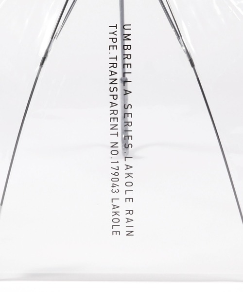 LAKOLE（ラコレ）の「ビニール長傘[60cm] / 102904（長傘・レディース・イエロー/アイボリー/カーキ/ブラック・FREE）」の5枚目の写真