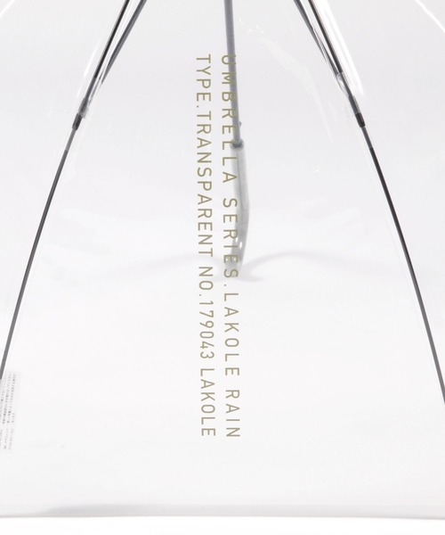 LAKOLE（ラコレ）の「ビニール長傘[60cm] / 102904（長傘・レディース・イエロー/アイボリー/カーキ/ブラック・FREE）」の14枚目の写真