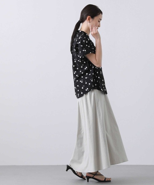 Gready Brilliant(グレディブリリアン)の「60ローンチェリーブラウス(シャツ/ブラウス・レディース・ブラック×ホワイト/ホワイト×ブラック・FREE)」の14枚目の写真