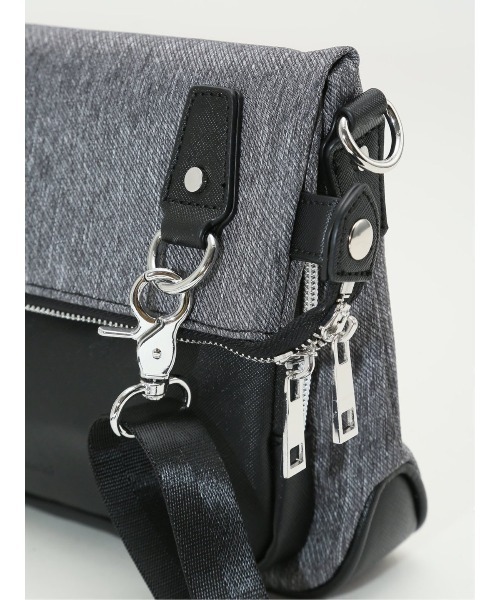 m.f.editorial(エムエフエディトリアル)の「m.f.エディトリアル メンズ ツイル配色 3WAYショルダーバッグ(ショルダーバッグ・メンズ・ブラック・FREE)」の11枚目の写真