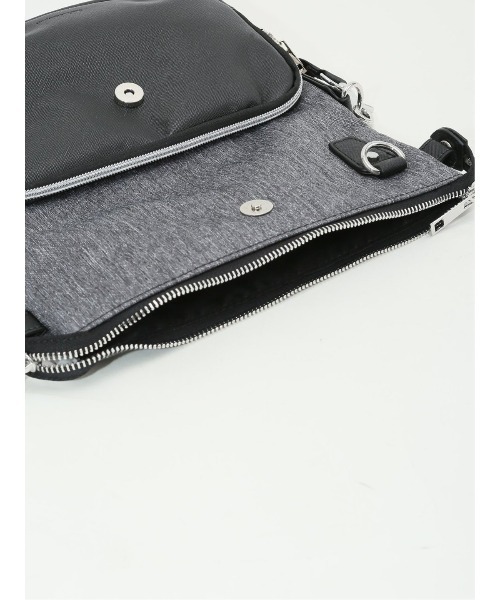 m.f.editorial(エムエフエディトリアル)の「m.f.エディトリアル メンズ ツイル配色 3WAYショルダーバッグ(ショルダーバッグ・メンズ・ブラック・FREE)」の15枚目の写真