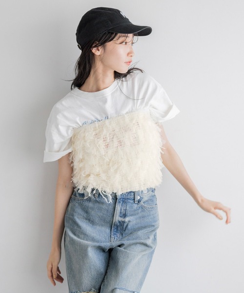 LOWRYS FARM（ローリーズファーム）の「マルチＷＡＹシャーリングベルト　129594（ベルト・レディース・アイボリー/ブラック・FREE）」の7枚目の写真