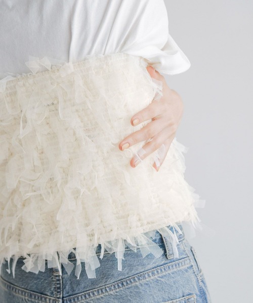 LOWRYS FARM（ローリーズファーム）の「マルチＷＡＹシャーリングベルト　129594（ベルト・レディース・アイボリー/ブラック・FREE）」の4枚目の写真