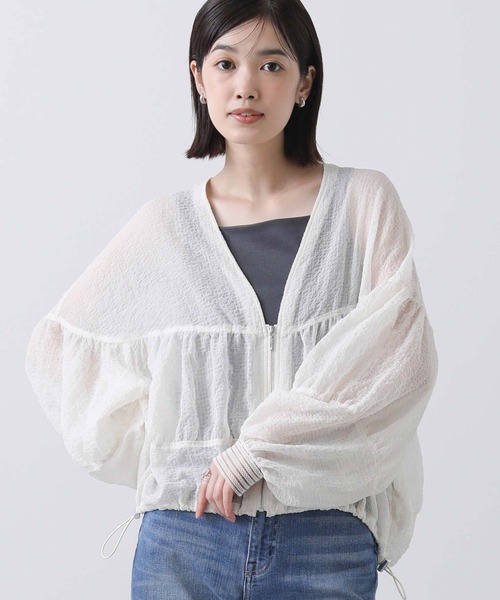 COCO ✨シアーシャーリングブルゾン　IVO ✨グレディブリリアン Gready Brilliant（グレディブリリアン）の「シアーシャーリング