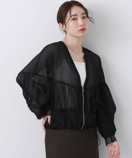 COCO ✨シアーシャーリングブルゾン　IVO ✨グレディブリリアン Gready Brilliant（グレディブリリアン）の「シアーシャーリング