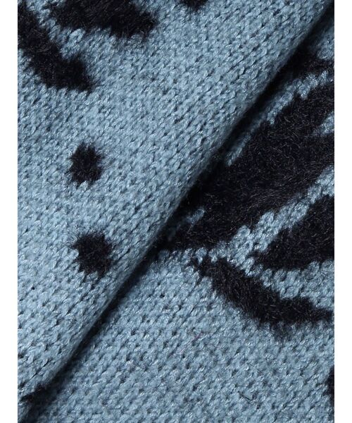 jouetie（ジュエティ）の「パターン2WAYフェザーニットカーディガン 花柄/スター/モノグラム（カーディガン/ボレロ・レディース・ブラック/グレー/ブルー/アイボリー・MEDIUM）」の14枚目の写真