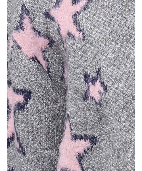 jouetie（ジュエティ）の「パターン2WAYフェザーニットカーディガン 花柄/スター/モノグラム（カーディガン/ボレロ・レディース・ブラック/グレー/ブルー/アイボリー・MEDIUM）」の19枚目の写真