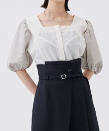 UNITED TOKYO | ショルダーデコショートシャツ(シャツ/ブラウス)