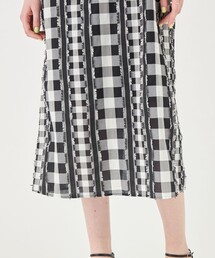 Ballsey ボールジィ フリンジギンガムチェック バックツイストワンピース BALLSEY（ボールジィ）の「フリンジギンガムチェック バックツイスト