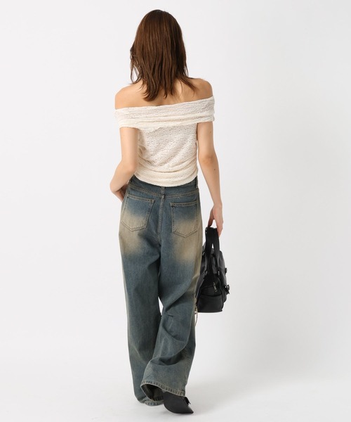 FOREVER 21（フォーエバー トゥエンティーワン）の「【2024SS】レースオフショル（その他トップス・レディース・ブラック/オフホワイト・FREE）」の19枚目の写真