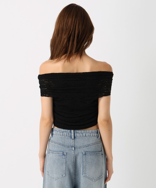 FOREVER 21（フォーエバー トゥエンティーワン）の「【2024SS】レースオフショル（その他トップス・レディース・ブラック/オフホワイト・FREE）」の16枚目の写真