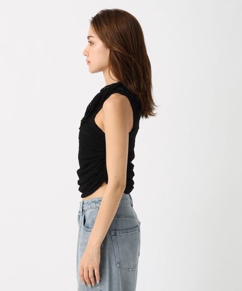 FOREVER 21（フォーエバー トゥエンティーワン）の「【2024SS】レースオフショル（その他トップス・レディース・ブラック/オフホワイト・FREE）」の18枚目の写真