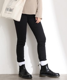 紐付き ウエストゴム ツイルパンツ