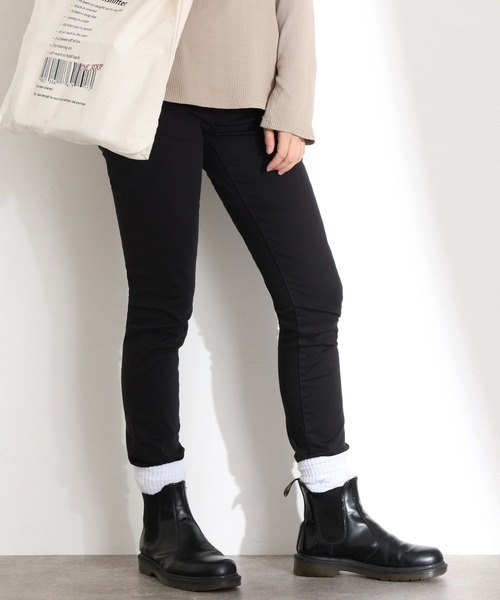 ElegChic(エレグシック)の「紐付き ウエストゴム ツイルパンツ(その他パンツ・レディース・ブラック/カーキ/ベージュ・M/L/XL/3L/4L)」の2枚目の写真