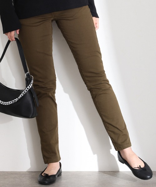 ElegChic(エレグシック)の「紐付き ウエストゴム ツイルパンツ(その他パンツ・レディース・ブラック/カーキ/ベージュ・M/L/XL/3L/4L)」の12枚目の写真