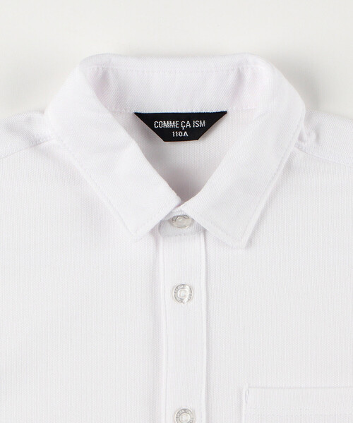COMME CA ISM(コムサイズム)の「ネクタイ付き長袖シャツ (100~130cm)(シャツ/ブラウス・キッズ・ホワイト・130cm/120cm/110cm/100cm)」の4枚目の写真