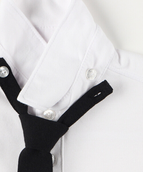 COMME CA ISM(コムサイズム)の「ネクタイ付き長袖シャツ (100~130cm)(シャツ/ブラウス・キッズ・ホワイト・130cm/120cm/110cm/100cm)」の5枚目の写真