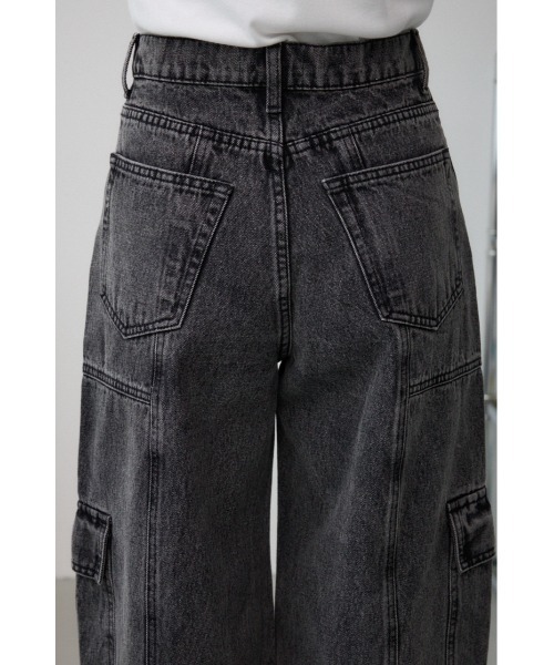 新品未着用 MOUSSY マウジー ワイド デニムパンツ 23 サスツキデニムワイドパンツ｜WOMEN｜250HAG11-205G｜AZUL BY