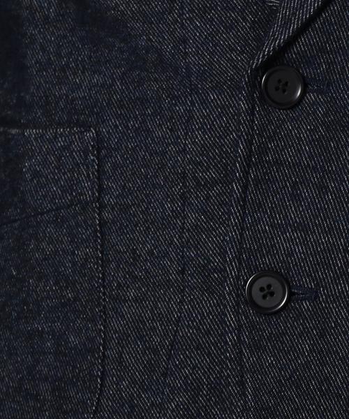SHIPS JET BLUE(シップスジェットブルー)の「SHIPS JET BLUE(シップス ジェットブルー): コットン/ウール 起毛シャツジャケット(テーラードジャケット・メンズ・グレー/ダークグレー/ネイビー・MEDIUM/SMALL/LARGE)」の17枚目の写真