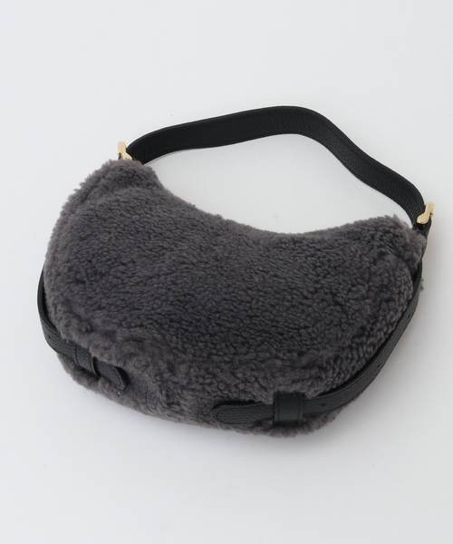 Tiara（ティアラ）の「【VIOLAd'ORO/ヴィオラドーロ】ボアバッグ（V-8772）（ショルダーバッグ・レディース・オフホワイト/グレー/ブラウン・FREE）」の6枚目の写真