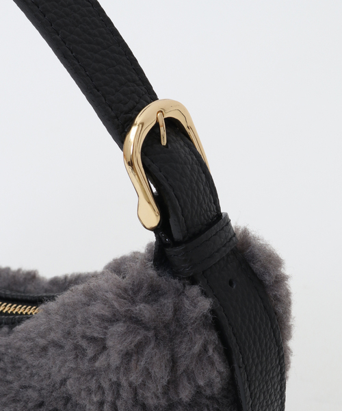 Tiara（ティアラ）の「【VIOLAd'ORO/ヴィオラドーロ】ボアバッグ（V-8772）（ショルダーバッグ・レディース・オフホワイト/グレー/ブラウン・FREE）」の7枚目の写真