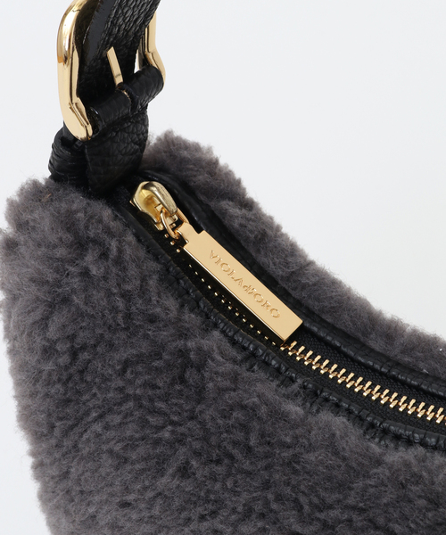 Tiara（ティアラ）の「【VIOLAd'ORO/ヴィオラドーロ】ボアバッグ（V-8772）（ショルダーバッグ・レディース・オフホワイト/グレー/ブラウン・FREE）」の8枚目の写真