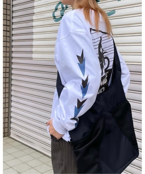 Hombre Nino（オンブレニーニョ）の「【HOMBRENINO】オンブレニーニョ 24SS L/S PRINT TEE (MOTOCROSS)（Tシャツ/カットソー・メンズ・ホワイト/パープル系その他・MEDIUM/X-LARGE）」の9枚目の写真