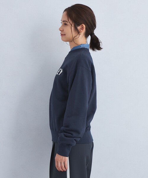 green label relaxing（グリーンレーベルリラクシング）の「ロゴ スウェット プルオーバー（スウェット・レディース・ネイビー/ホワイト/グレー・FREE）」の18枚目の写真