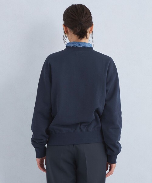 green label relaxing（グリーンレーベルリラクシング）の「ロゴ スウェット プルオーバー（スウェット・レディース・ネイビー/ホワイト/グレー・FREE）」の19枚目の写真