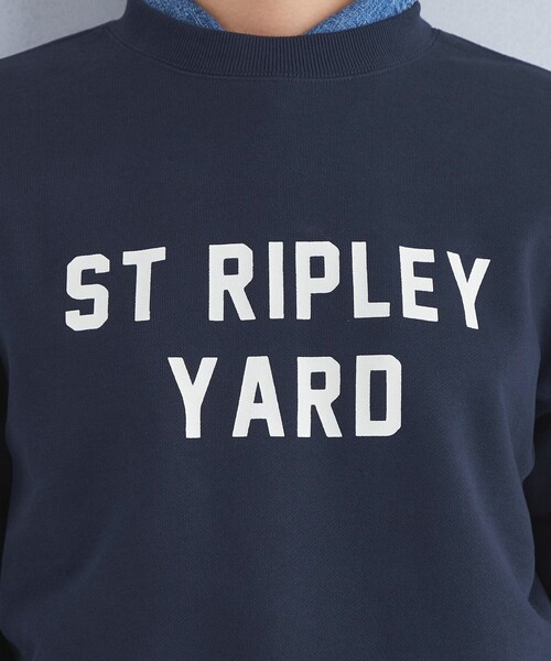 green label relaxing（グリーンレーベルリラクシング）の「ロゴ スウェット プルオーバー（スウェット・レディース・ネイビー/ホワイト/グレー・FREE）」の10枚目の写真