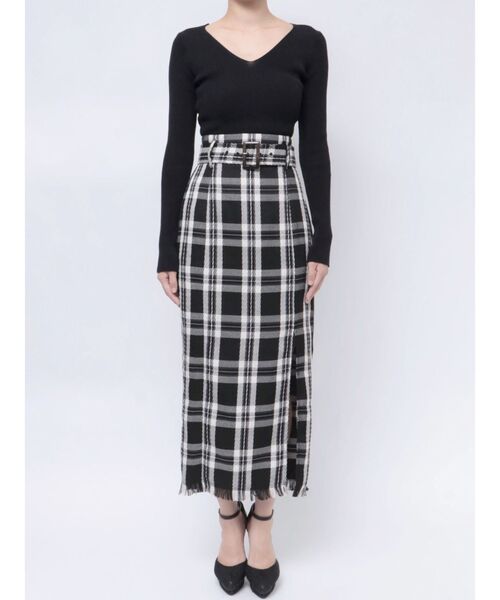 RESEXXY(リゼクシー)の「フリンジタイトスカート(スカート・レディース・ブラック/ホワイト/グリーン・FREE)」の22枚目の写真