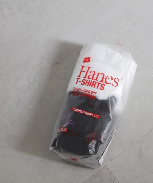 HANES(ヘインズ)の「Hanes/2PJapanFitforHERクルーネックロングスリーブT(Tシャツ/カットソー・レディース・その他1・M/L)」の1枚目の写真