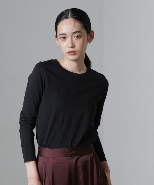HANES(ヘインズ)の「Hanes/2PJapanFitforHERクルーネックロングスリーブT(Tシャツ/カットソー・レディース・その他1・M/L)」の4枚目の写真