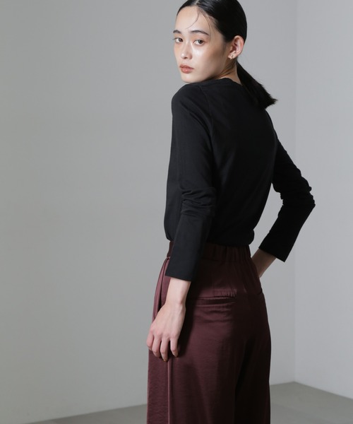HANES(ヘインズ)の「Hanes/2PJapanFitforHERクルーネックロングスリーブT(Tシャツ/カットソー・レディース・その他1・M/L)」の3枚目の写真