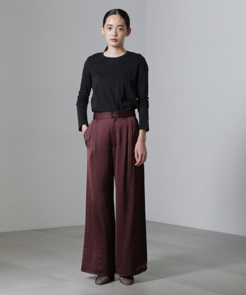 HANES(ヘインズ)の「Hanes/2PJapanFitforHERクルーネックロングスリーブT(Tシャツ/カットソー・レディース・その他1・M/L)」の2枚目の写真