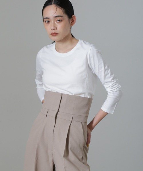 HANES(ヘインズ)の「Hanes/2PJapanFitforHERクルーネックロングスリーブT(Tシャツ/カットソー・レディース・その他1・M/L)」の8枚目の写真