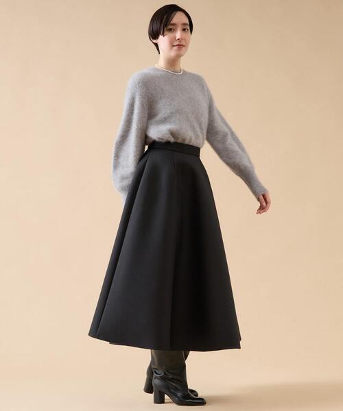 martinique(マルティニーク)の「《WEB限定》FOXカシミヤクルーネックプルオーバー(ニット/セーター・レディース・グレー/ネイビー・FREE)」の14枚目の写真