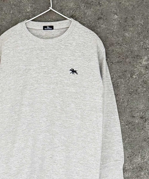 POLOCHAMPS】 ワンポイント ロゴ刺繍 ロンT（Tシャツ/カットソー