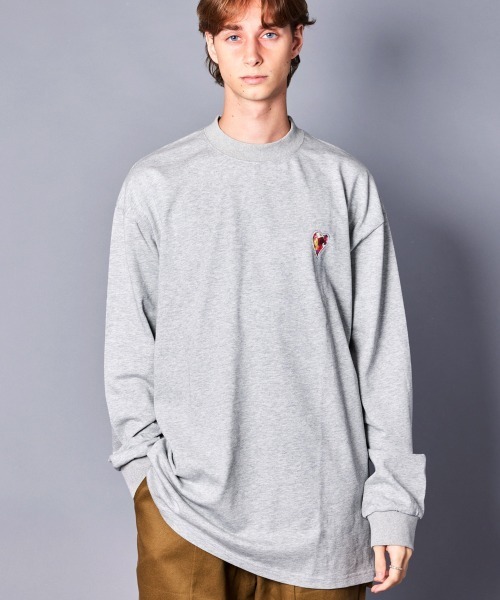 セール】rehacer : Heavy Weigt Half Bottleneck L/S with