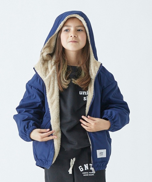 GENERATOR（ジェネレーター）の「GENERATOR/ジェネレーター マウンテンパーカー（パーカー・キッズ・ブラック/ベージュ/ネイビー・M/L/XL）」の3枚目の写真