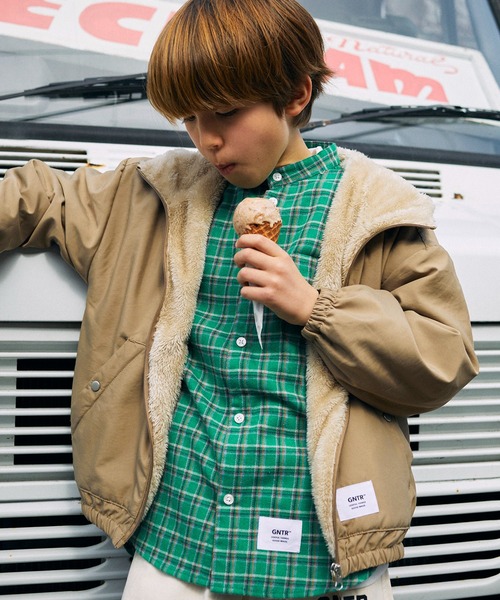 GENERATOR（ジェネレーター）の「GENERATOR/ジェネレーター マウンテンパーカー（パーカー・キッズ・ブラック/ベージュ/ネイビー・M/L/XL）」の7枚目の写真