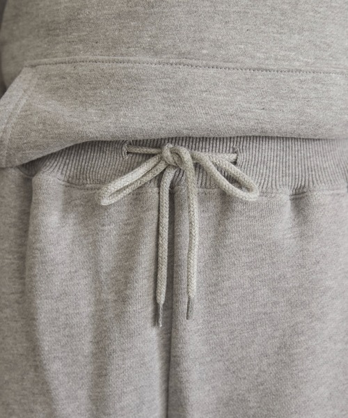 ANGIE（アンジー）の「ワンポイント刺繍 裏毛 スウェットパンツ（スウェットパンツ・レディース・杢グレー/ブラック/ホワイト/ライトグレー/ネイビー・MEDIUM/LARGE）」の6枚目の写真