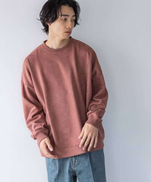 LOWRYS FARM（ローリーズファーム）の「カットスウェードドルマン 148803（スウェット・メンズ・グレー/チャコールグレー/ピンク/ネイビー・MEDIUM/LARGE）」の9枚目の写真