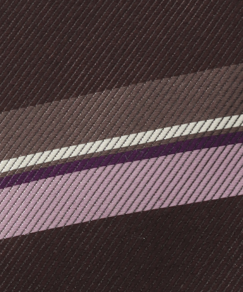 EDIFICE(エディフィス)の「AX レジメンタルタイ(ネクタイ・メンズ・ネイビー/ブラウン・FREE)」の6枚目の写真