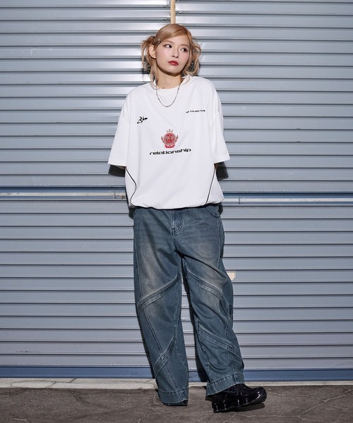 MSG（エムエスジー）の「【12oz】オーバーサイズバギーワイド