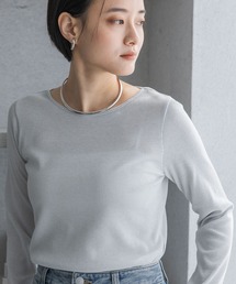 A part by | ラメリブシアー_長袖(Tシャツ/カットソー)