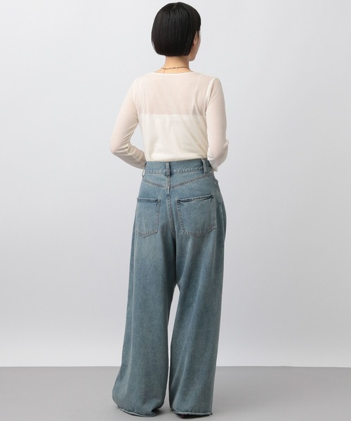 A part by(アパートバイ)の「≪追加2≫ラメリブシアー_長袖(Tシャツ/カットソー・レディース・ベージュ/ブラック/グレー系その他/アイボリー・FREE)」の16枚目の写真